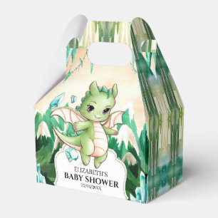 Simple Happy Dragon Baby Shower Favor Box