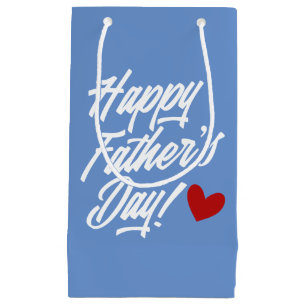 Simple Happy Father's Day Calligraphy   Gift Bag