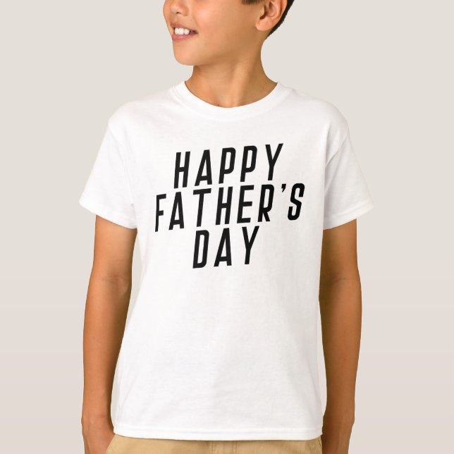 Simple Happy Father's Day Typography | Shirt (Front)
