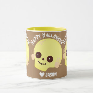 Simple Happy Halloween boo spooky pumpkin Sweatshi Mug
