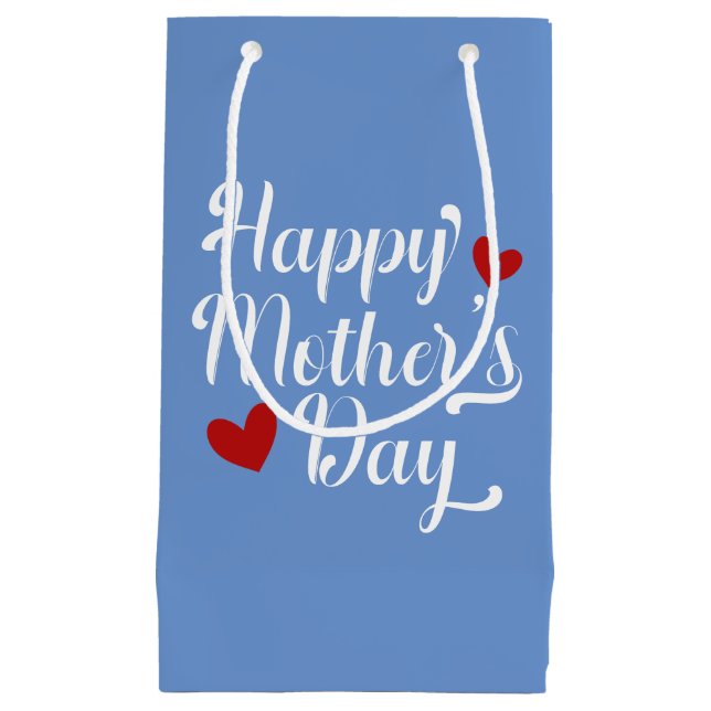 Simple Happy Mother's Day Calligraphy | Gift Bag (Front)