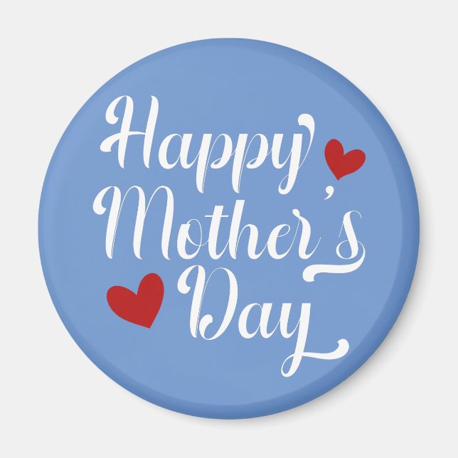 Simple Happy Mother's Day Calligraphy | Magnet (Front)