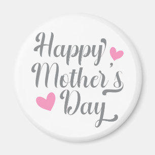Simple Happy Mother's Day Calligraphy   Magnet