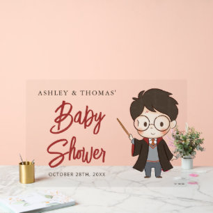 Simple Harry Potter Baby Shower Acrylic Sign