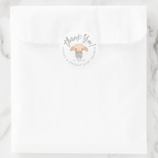 Simple Harry Potter Baby Shower Classic Round Sticker