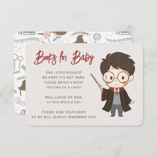 Simple Harry Potter Baby Shower Enclosure Card