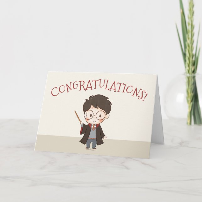 Simple Harry Potter Congratulations Card (Front)