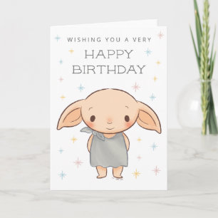 Simple Harry Potter - Dobby Birthday Card