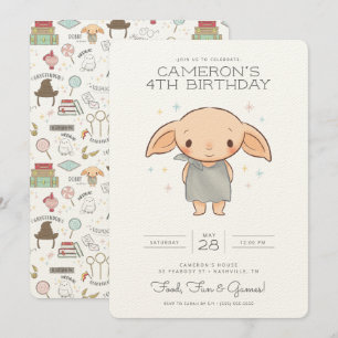 Simple Harry Potter - Dobby Invitation d'anniversa