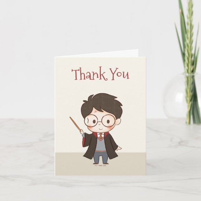 Simple Harry Potter Thank You Card (Front)