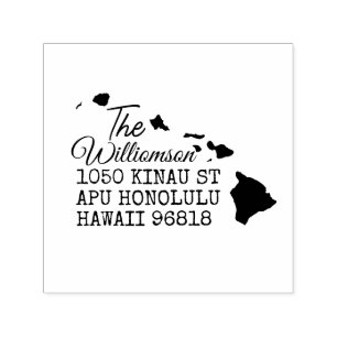 Simple Hawaii Return Address Stamp