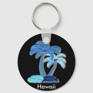 simple Hawaiian prints Keychain