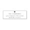 Simple Heart | Family Name & Return Address