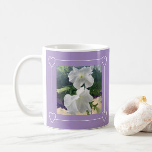 Simple Heart Frame Add Photo Valentine's Day Coffee Mug