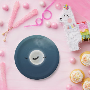 Simple Helloween Party  Paper Plate