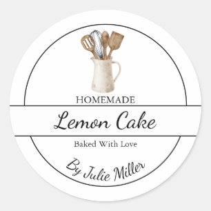 Simple Homemade Baking & Cooking Label
