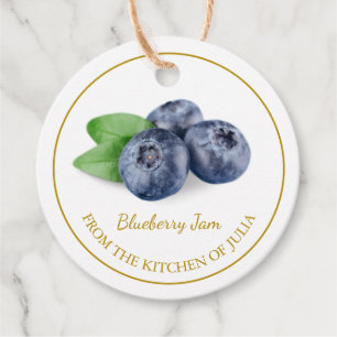 Simple Homemade Blueberry Jam Hang Tag