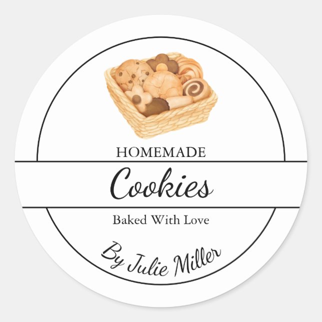 Simple Homemade Cookies Label (Front)