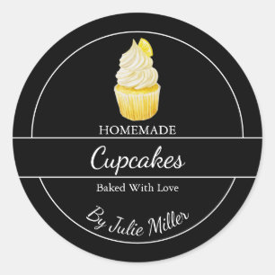Simple Homemade Cupcakes Label