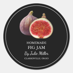 Simple Homemade Fig Jam Label