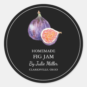 Simple Homemade Fig Jam Label