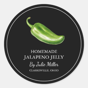 Simple Homemade Jalapeno Jelly Label