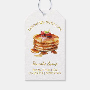 Simple Homemade Pancake Syrup Hang Tag l White
