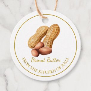 Simple Homemade Peanut Butter Hang Tag l White