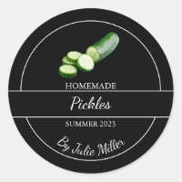 Simple Homemade Pickles Label