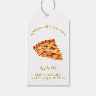 Simple Homemade Pie Hang Tag l White