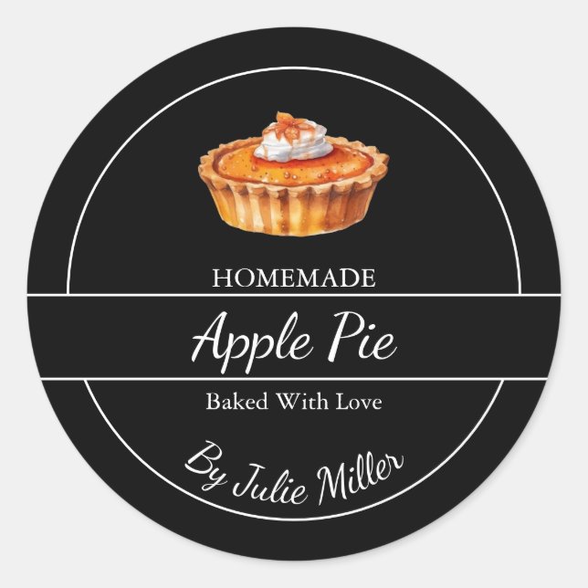 Simple Homemade Pie Label (Front)