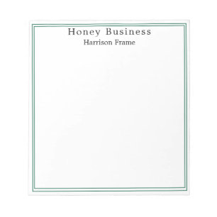 Simple Honey Farm Business Notepad
