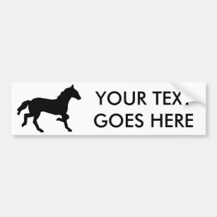 Horse Bumper Stickers & Car Stickers | Zazzle CA