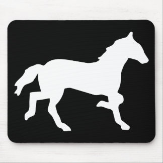 simple horse mouse pad
