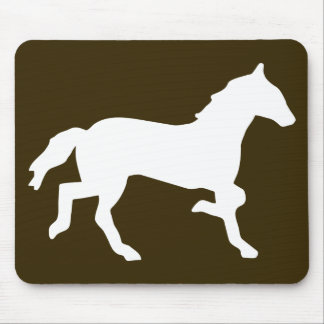 simple horse mouse pad