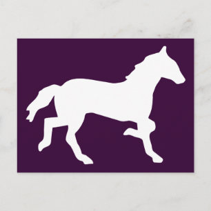 simple horse postcard