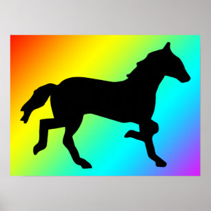 simple horse poster