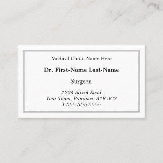 Simple, Humble & Basic Business Card
