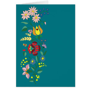 Simple Hungarian folk motifs