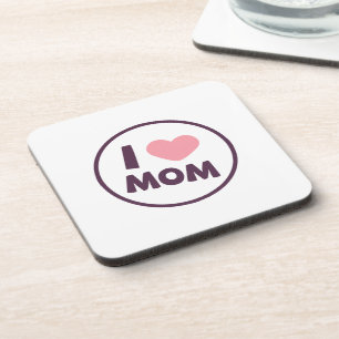 Simple I Love Maman's Day   DESSOUS DE VERRE