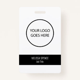 Simple ID Employee Logo Security Badge