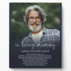 Simple In Loving Memory Psalm Memorial Photo