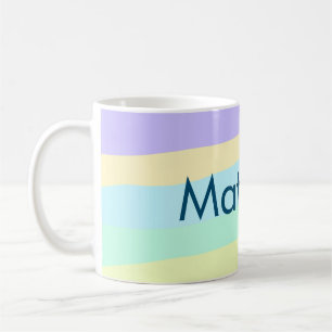 simple initial letter monogram add your name lett coffee mug