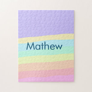 simple initial letter monogram add your name lett jigsaw puzzle