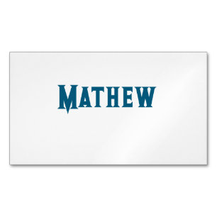 simple initial letter monogram add your name lett  	Magnetic business card