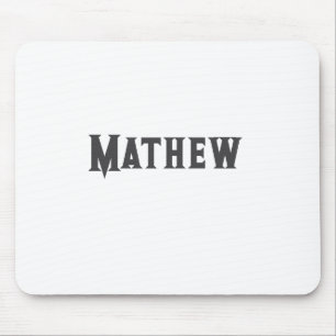 simple initial letter monogram add your name lett  mouse pad