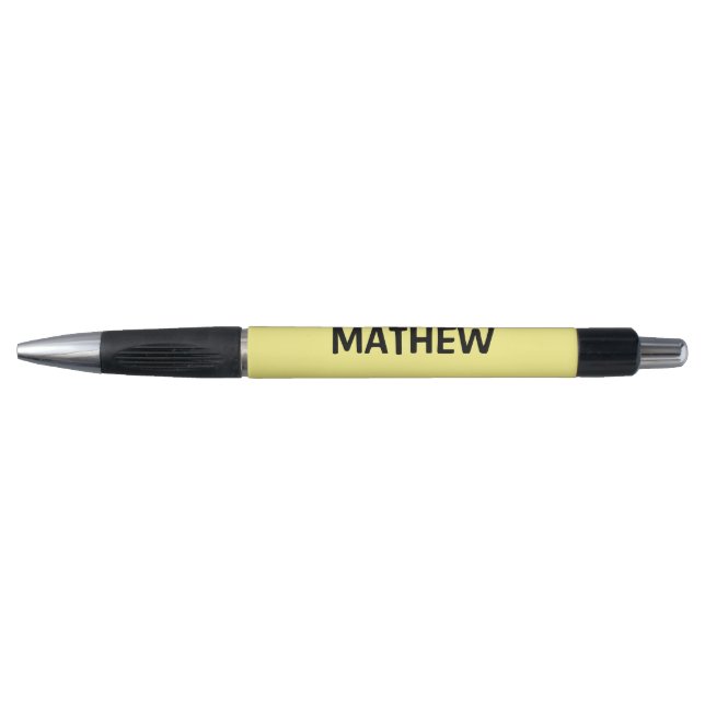 simple initial letter monogram add your name lett  pen (Front)