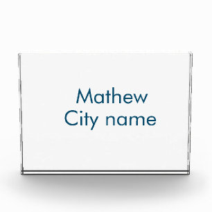 simple initial letter monogram add your name lett  photo block