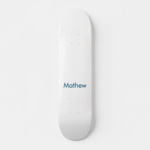 simple initial letter monogram add your name lett  skateboard