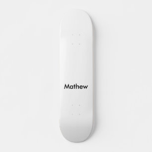 simple initial letter monogram add your name lett skateboard